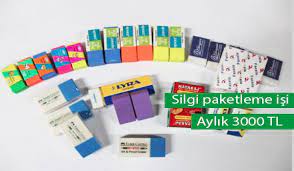 evde silgi paketleme isi yaparak aylik 3000 tl ek gelir kazanmak ister misiniz hemen ilan sayfasinda ki ek is basvuru formunu doldurun bu paketleme ekim evler