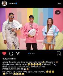 Karol g y myke towers año: Caramelo Remix Manana 4pm Con Ozuna Karol G Y Mike Towers Reggaeton