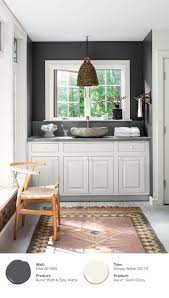 Hand painted wall tiles in your bathroom and kitchen are simple and modern interior decorating ideas for making an immediate visual impact. Bathroom Paint Color Ideas Inspiration Benjamin Moore Small Bathroom Paint Colors Small Bathroom Paint Bathroom Paint Colors