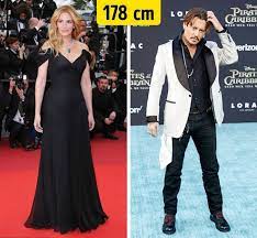 How tall and how much weigh johnny depp? 25 Celeb Couples Whose True Heights Will Amaze You