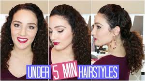 Check out our top curly hair tips to take your hair from wet to perfectly styled in no time. 5 Min Easy Second Day Curly Hairstyles Youtube