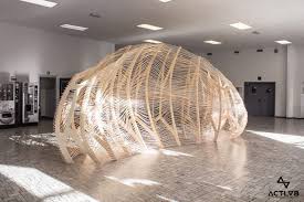 1 Grasshopper Pavilion Architecture Shelter Design Weave Installation