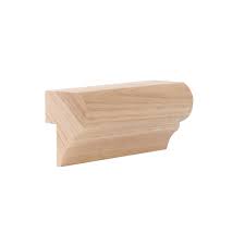 Stellar blue chair rail end cap. 1 3 8 X 1 3 4 Hickory Chair Rail Wainscote Cap B405