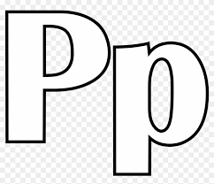 Coloring pages for toddlers, preschool and kindergarten. Love Letter P Coloring Pages Kindergarten Page Pizza Letter Pp Black And White Free Transparent Png Clipart Images Download