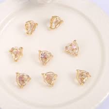 Great news!!!you're in the right place for gold jewelry sale. Aobei Pearl 4 Pcs From The Sale 18k Gold Plated Heart Shaped Jewelry Making Pendants Pendants Inlaid With Gemstones Used For Jewelry Making Jewelry Discovery Diy Jewelry Materials Ets K1183