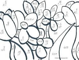 However, also students in other grade levels can benefit from doing these. 6th Grade Math Coloring Pages Learny Kids