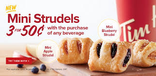 This deal was posted at tim hortons and having a hard time locating this survey. Tim Hortons Canada New Mini Strudels 3 For 50 Canadian Freebies Coupons Deals Bargains Flyers Contests Canada