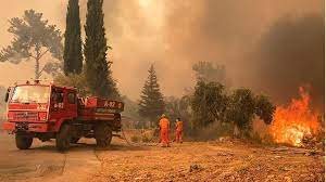 Ein waldbrand in hatay breitet sich massiv aus. Bl5o5ziwrirzym