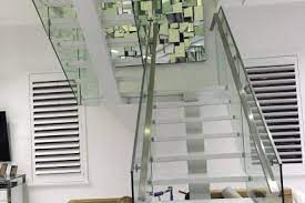 Stairs railing 3d model available on turbo squid, the world's leading provider of digital 3d models for visualization, films, television, and games. Contemporary Glass Wood Staircase Stairs Demax Arch Staircase Railing Archello