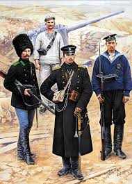 Russian Frontier And Naval Troops At Port Arthur Russo Japanese War Crimean War Military History Military