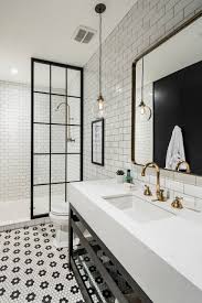 Black and white bathrooms design ideas decor and accessories. 75 Beautiful Black And White Tile Bathroom Pictures Ideas July 2021 Houzz