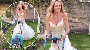 Amanda holden photo #972310 | theplace2.ru. Amanda Holden Mows Her Lawn In A Wedding Dress As She Gets Glammed Up During Lockdown Heart