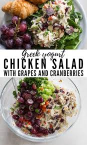 Greek Yogurt Chicken Salad With Grapes Easy Chicken Salad Recipe Recipe Yogurt Chicken Salad Greek Yogurt Chicken Salad Greek Yogurt Chicken