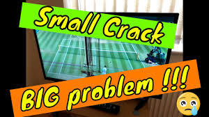 For example, broken tv screen repair costs can be far lower than cracked tv screen repair costs due to the extra damage. What Your Tv Looks Like When It Has A Cracked Tv Screen Youtube