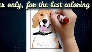 Click on any drawing to color online or print. Dog Coloring Pages Book For Kids Adults V1 Dogs Colouring Books Youtube