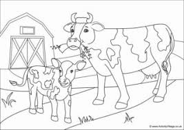 Animal coloring pages for kids. Farm Animal Colouring Pages For Kids