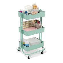White Lexington Cart Topper By Recollections Rolling Cart Ikea Raskog Cart Ikea Raskog