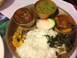 Thakali Thali Nepali Dal Bhat Tarkari After A Long Time Food Nepali Food Meals