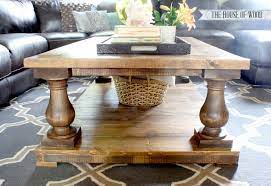 When it comes to comfortable incorporating a coffee table in a difficult situation. Balustrade Coffee Table Ana White