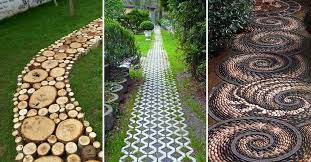 The key to mosaic pebble walkways is to sort by color and size. 40 Simply Amazing Walkway Ideas For Your Yard Gardenholic