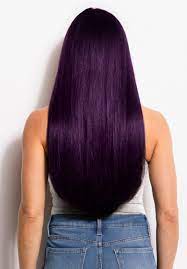 If some of your hair has the last 2 in (5.1 cm) dyed but. 18 Purple Natural Hair Dark Purple Hair Color Hair Styles