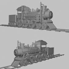 Locomotive 3d Model 3d Model Locomotive Model