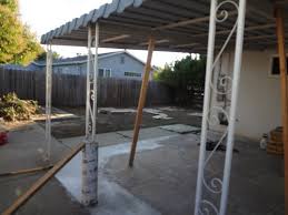 Shop for metal carports in carports. Advice On Patio Overhang Support Columns