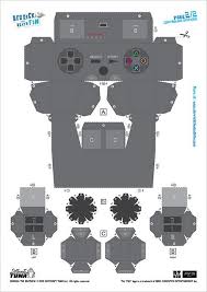 Controller Paper Template Paper Template Nintendo Crafts Playstation Party
