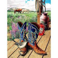 Maybe you would like to learn more about one of these? Full 5d Diy Diamond Painting Cross Stitch Kit Cowboy Boots Picture Gifts Round Diamond Embroidery Mosaic Pattern Home Decor Wish