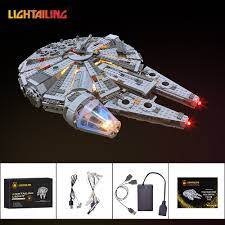 Lightailing Led Light Kit For Star Wars Millennium Falcon Building Block Model Light Set Compatible With 05007 And 75 Led Light Kits Led Lights Building Blocks