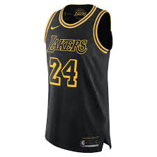 Authentic Black And Yellow Lakers Jersey Kobe Bryant City Edition Authentic Los Angeles Lakers Men S Nike Nba Connected Jersey Black Los Angeles Lakers Lakers Kobe Bryant Kobe Bryant 24