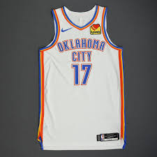 Authentic dennis schroder nba jerseys are at the official online store of the national basketball association. Dennis Schroder Oklahoma City Thunder Game Worn Association Edition Jersey 2019 20 Nba Season Nba Auctions