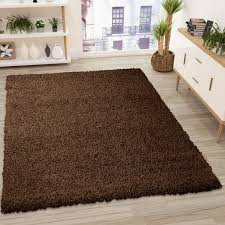 Einrichten mit einem shaggy teppich. Prime Shaggy Hochflor Teppich Einfarbig Braun Pe1000 Vimoda Homestyle