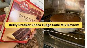 Cool for 10 minutes before unmolding. Betty Crocker Choco Fudge Cake Mix Review