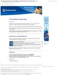 The following are some of the products and services offered at rbc royal bank and the applicable standard fees and charges. Standard Bank Your Standard Bank Provisional Statement Fees Deducted 2010 12 06 Card No 5 The African Phishing Report