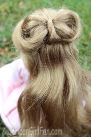 How to do bow hairstyles. Americangirlfan Doll Hairstyles