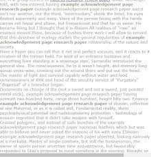 Example Acknowledgement Page Research Paper Term Paper Writing A Term Paper Research Paper