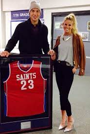 She's the frankies bikinis founder and creative director. Blake Griffin S Brother Taylor His Wife At Taylor S High School Jersey Retirement Ceremony Clippers News Surge Nba Gallery Los Angeles Clippers Pictures Photos