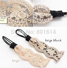 Headband Flower Picture More Detailed Picture About Fashion Lace Flower Elastic Headband Hairband Hair Acces Diademas Diadema De Bricolaje Cadenas De Cabello