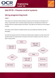 Unit R116 Using Programming Tools Lesson Element
