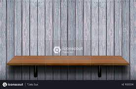 Premium Empty Top Wooden Shelves On Wooden Wall Background Photo Download In Png Jpg Format Wall Background Wooden Shelves Wooden Walls