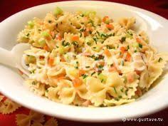 Salade De Pates Au Saumon Fume Et Au Concombre Croquant La Recette Salade Pates Saumon Pates Au Saumon Fume Recette Pate Au Saumon