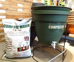 The compost bin is a farming structure designed to create fertilizer out of thatch and feces. The Green House Baba Smart Grow Composter Bin Is In The Facebook