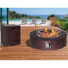 We did not find results for: Arlmont Co Outdoor Propane Fire Pit Circular Dark Brown Patio Fire Table 50 000 Btu W 20 Gallon Tank Cover Glass Wind Guard Waterproof Cover Wayfair Ca
