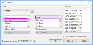 The acre is a unit of land commonly employed within north america and the caribbean. How To Quickly Convert Cells Between Hectares And Acres In Excel