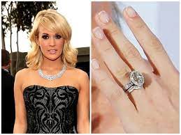 Carrie Underwood Carrie Underwood Wedding Ring Celebrity Engagement Rings Rings