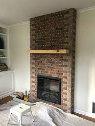 Enjoy free shipping on most stuff, even big stuff. Fireplace Reveal Our Electric Brick Fireplace Nesting With Grace