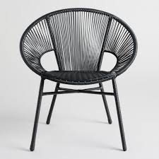 Round Black All Weather Wicker Camden Outdoor Chair V3 Arm Chair Table Outdoor Chairs Unique Chair