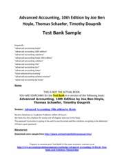 Test bank (complete download) for advanced accounting, 13th edition by floyd a. Beams Ch2 Pdf Advanced Accounting 13th Edition Beams Solutions Manual Full Clear Download No Error Formatting At Course Hero