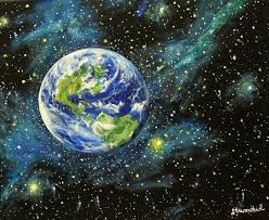 Earth Planet Planet Art Universe Artwork By Thisarttobeyours 150 00 Planet Painting Planets Art Galaxy Art